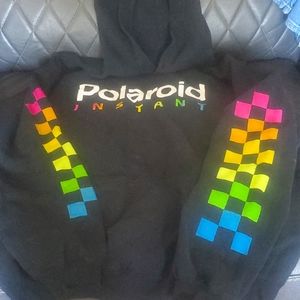 Polaroid Rainbow Checker Hoodie